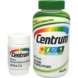 マルチビタミン セントラム (ADULT) アメリカで一番人気サプリ　Centrum 365 粒 +60錠