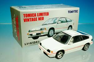 TOMYTEC TOMICA LIMITED VINTAGE NEO LV-N124b Honda BALLADE SPORTS CR-X 1.5i S=1/64