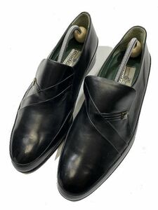 madras マドラス 本革 レザー ビジネスシューズ ドレスシューズ スリッポンローファー 紳士靴 黒 ブラック MD7615 サイズ26cm メンズ ▲A6