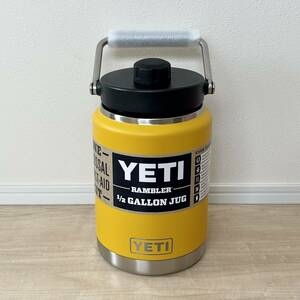 【新品未使用】正規品 YETI イエティ Rambler 1/2 half Gallon Jug ランブラー ハーフガロンジャグ Alpine Yellow アルパイン イエロー
