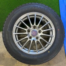 195/65R15 GOODYEAR【2018年】(BS ECO FORME 日本製) 15X6J ET53 5H/114.3 4本セット！バリ溝！_画像4