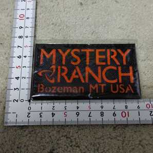 ミステリーランチ ベルクロ 刺繍ワッペン MYSTERY RANCH オレンジ