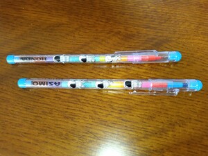 【HONDA】asimo.アシモの10色ロケット色鉛筆・2本セット★非売品