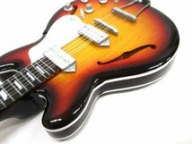 Y868★エピフォン カジノ ミニチュアギター ケース付 / 全長25cm / Epiphone CASINO ミニギター エレキギター オブジェ 置物 コレクション_画像4