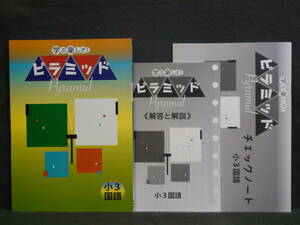 ★ 即発送 ★ 新品 最新版 ピラミッド 国語 小３ 解答・確認テスト付 ３年