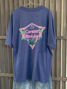 Hanes 90's-半袖Tシャツ USA製 シングルステッチ 両面プリント