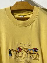 vintage euro print tee 半袖Tシャツ プリント Tシャツ ヨーロッパ古着 ビンテージ 刺繍ロゴ プリントtee 80s 90s_画像3