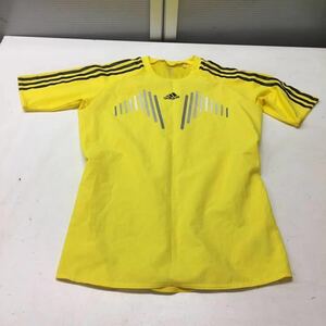 送料無料★adidas アディダス★半袖Tシャツ トップス★イエロー★Ｍサイズ #30719saf