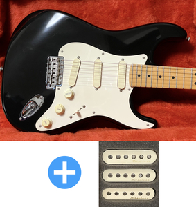 【特典付き!】Fender USA Eric Clapton Signature Blackie + Vintage NoiselessPU SET エリッククラプトン シグネイチャーモデル