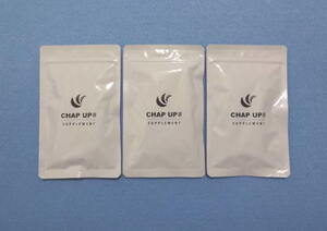 ★送料無料!新品!3袋。チャップアップ サプリメント CHAP UP 120錠 ノコギリヤシ 亜鉛配合 増毛 育毛 薄毛 脱毛の予防 発毛促進