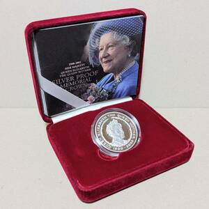 エリザベス皇太后追悼記念 プルーフ銀貨 イギリス 2002年 5ポンド 英国 £5