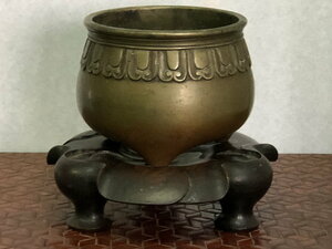 中国古美術　大明宣徳年製　香炉　唐物　中国古玩