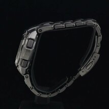 1円～ 美品 CASIO カシオ G-SHOCK MR-G MRG-7500BJ-1AJF チタン・ブラックIP メンズ 電波ソーラー 黒文字盤 箱 定価18.9万_画像3