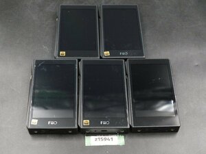 【z15941】FiiO X5 FX5321 デジタルオーディオプレーヤー 5台まとめ ブラック 通電確認済み 格安スタート 