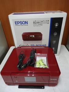 1円～★EPSON/エプソン カラリオ EP-805AR インクジェットプリンター レッド/赤 複合機 通電OK ジャンク★