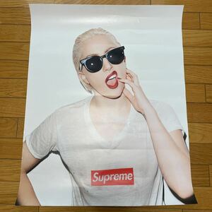 激レア 新品 Supreme 11SS Lady Gaga Poster シュプリーム レディーガガ ポスター 非売品 UG Shaft 購入品
