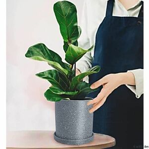 ダークグレー プランター 11cm ◎ 多肉植物 盆栽 観葉植物 花 ◎ おしゃれ 植木鉢 鉢植え ガーデニング 栽培 インテリア かわいい 置物