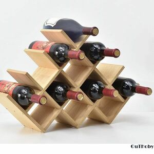  natural 13ps.@ storage wine bottle holder * wine rack kitchen dining living * stylish objet d'art interior present 