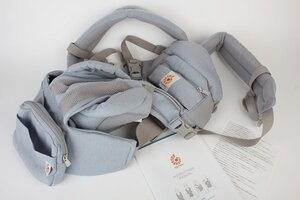 エルゴベビー OMNI360 クールエアメッシュ ベビーキャリア シャンブレー 抱っこ紐 ergobaby 前向き抱っこ 【1円】 2206-153