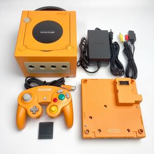 ★動作確認済み★ ニンテンドーゲームキューブ オレンジ 本体 ゲームボーイプレーヤー メモリーカード251 人気カラー GAMECUBE GC 任天堂