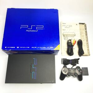 人気型番 ★動作確認済み★ 箱説明書つき PS2 本体セット プレステ2 プレイステーション2 PlayStation2 SCPH 50000 SCPH-50000 CB ブラック