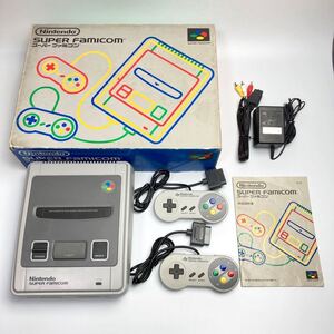 即決! ★動作確認済み★ 箱説明書つき スーパーファミコン 本体セット アクセサリー付属 すぐ遊べます スーファミ SFC 任天堂 NINTENDO