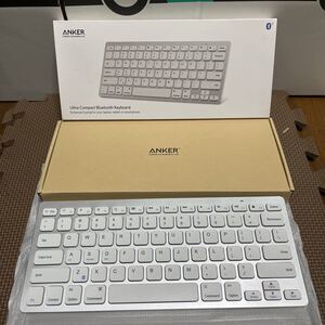 Anker ウルトラスリム Bluetooth ワイヤレスキーボード A7726 A772621 iOS/Android/Mac/Windows対応 ホワイト