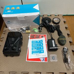SecuSTATION 高画質トレイルカメラ 32GB付 SC-MW68 Wi-Fi対応 静止画4200万画素 動画4K IP65 検知範囲120°人感センサー フルセット