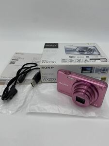 SONY Cyber-shot デジタルカメラ ソニー DSC-WX200 PC カラー　ピンク