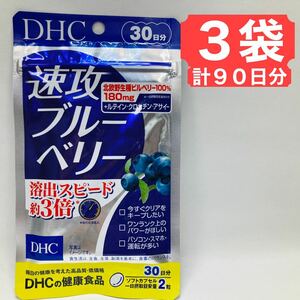 DHC 速攻ブルーベリー 30日 3袋 健康食品 ルテイン サプリメント