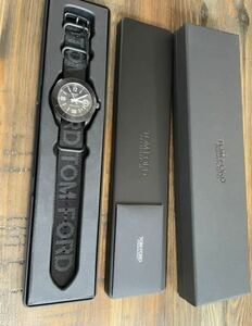トムフォード　TOMFORD オーシャンプラスチック　新作　腕時計　ブラック未使用