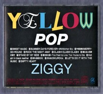 ∇ ジギー ZIGGY 7thアルバム CD/イエローポップ YELLOW POP/LET'S DO IT WITH THE MUSIC 午前0時のMERRY-GO-ROUND 収録/森重樹一_画像2