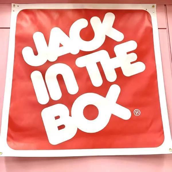jack in the マクドナルド ビンテージ サイン box 看板