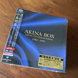 中森明菜 AKINA Box SACD ハイブリッドCD 復刻　紙ジャケット 