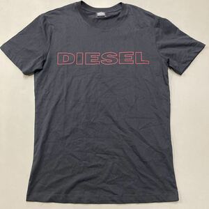 ディーゼル diesel 未使用 Sサイズ Tシャツ ブラック 黒 半袖 ロゴ メンズ DIESEL トップス