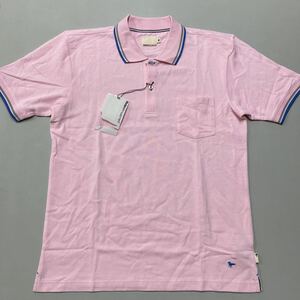 Modem Amusement モダンアミューズメント ポロシャツ 半袖 未使用 ピンク Mサイズ メンズ 刺繍 ワンポイント