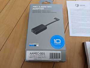 ゴープロ GOPRO 3.5mmマイクアダプター for HERO5.6.7.8 Black/HERO5Session AAMIC001