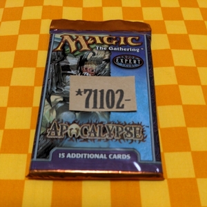 ★71102- Magic the Gathering APOCALYPSE 未開封 1パック 英語版 マジックザギャザリング アポカリプス MTG ブースターパック 擦れ