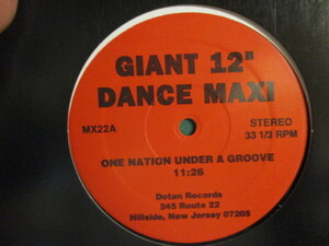 ★ Funkadelic ： One Nation Under A Groove 12'' ☆ c/w (Not Just)Knee Deep (( P-Funk PFunk P Funk / Dance Classics / ダンクラ