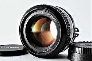 【良品】Nikon Ai Nikkor 50mm f/1.4 MF Manual Focus Prime Lens ニコン ニッコール 1523A@oW