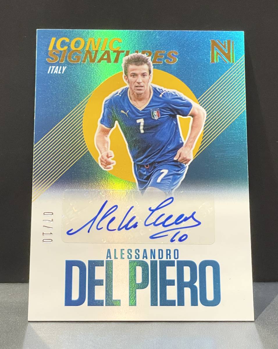 PANINI nobility soccer デルピエロ 直書きサイン 購入ファッション