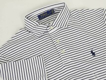 新品 アウトレット ｂ112 XXLサイズ 半袖 ポロ シャツ ボーダー ワンポイント polo ralph lauren ポロ ラルフ ローレン _画像2