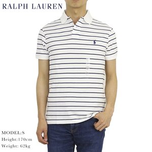 新品 アウトレット ｂ127 Lサイズ 半袖 シャツ 無地 ワンポイント polo ralph lauren ポロ ラルフ ローレン ボーダー