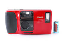 コニカ Konica Top's Auto Flash DX System 35mm フィルムカメラ レッド [美品] #1038589_画像10