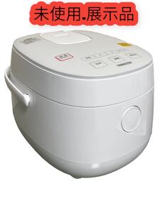 未使用.展示品 山善 糖質を減らせるマイコン炊飯器 YJF-M30CC(W) ホワイト 3合