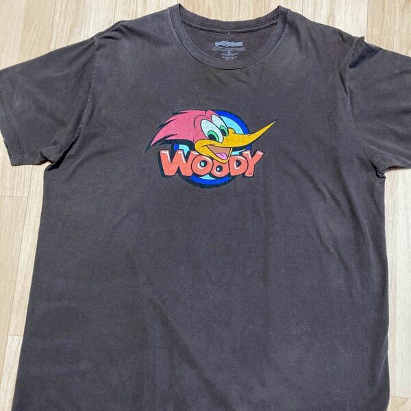 古着 半袖 Tシャツ ユニバーサルスタジオ ウッディーウッドペッカー　woody woodpecker