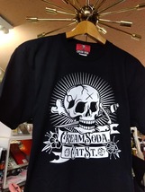 MサイズクリームソーダスカルナイフＴシャツ黒検索CREAMSODAロカビリーブラックキャッツビスキャッツマジックピンクドラゴンドクロナイフ_画像1