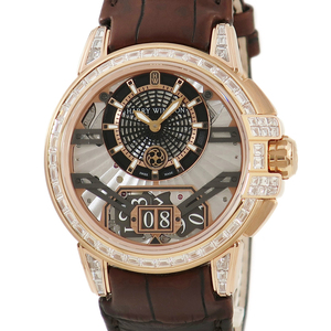 【3年保証】 ハリーウィンストン オーシャン ビッグデイト OCEABD42RR002 K18RG無垢 純正ダイヤ 世界限定20本 自動巻き メンズ 腕時計