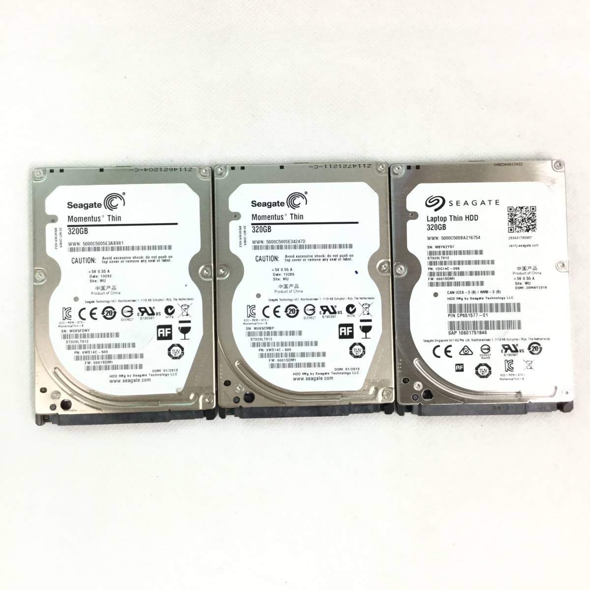 人気商品☆ほぼ新品☆seagate HDD 2.5インチ320GB x30点セット-