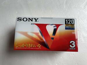 新品未使用 VHS　テープ ３本パック スタンダード 　120分